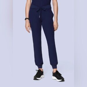 Women’s Mandala Navy 9 Pocket Jogger Scrub Pants Size S - Like New